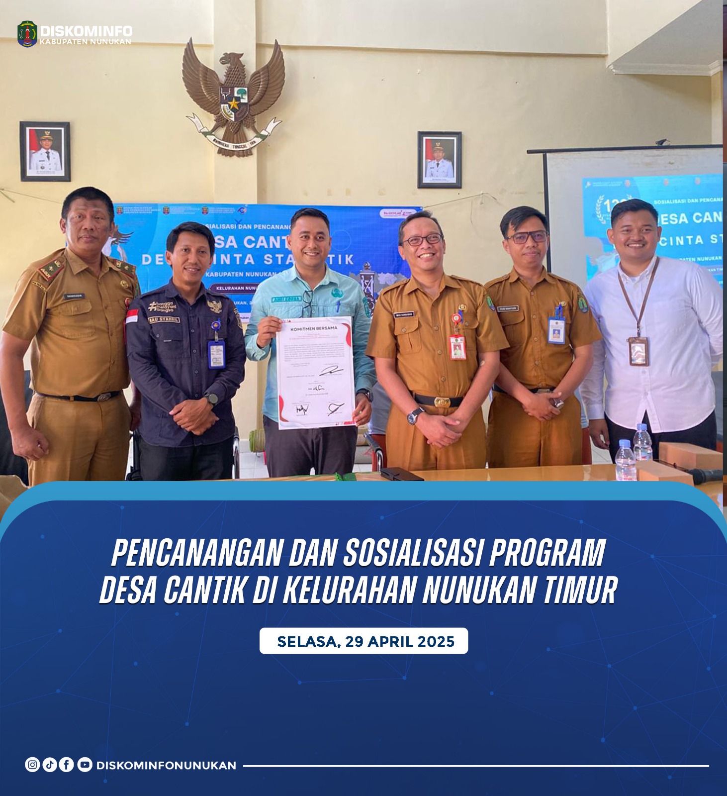 Pencanangan dan Sosialisasi Program Desa Cantik di Kelurahan Nunukan Timur