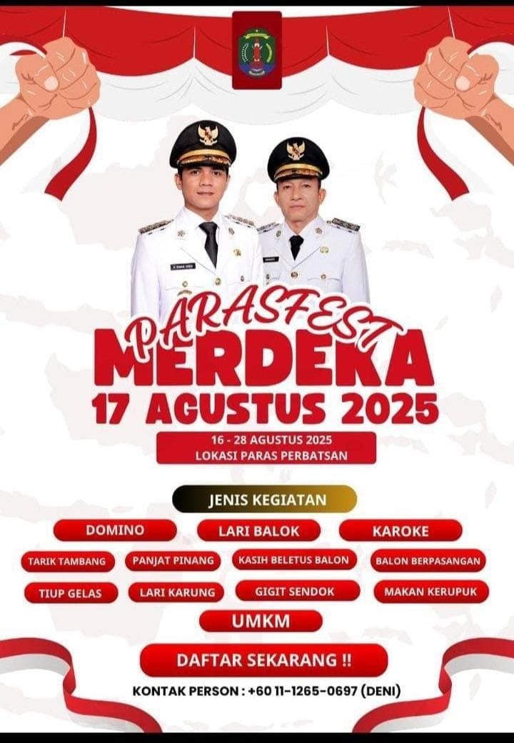 Sambut HUT RI ke-80, Pemkab Nunukan Gelar Paras Festival 